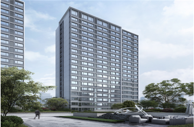 杭州市首座近零能耗住宅建筑临安人生就是博·尊龙z6宸锦学府主体结顶